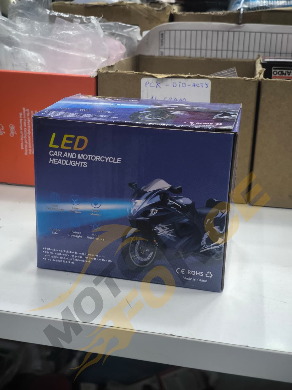 Motosiklet U7 Angelli Çakarlı Küçük Led Sis Lambası (Adet)