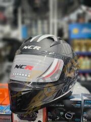 NCR Stream Full Face Kapalı Kask Gri Ve Siyah