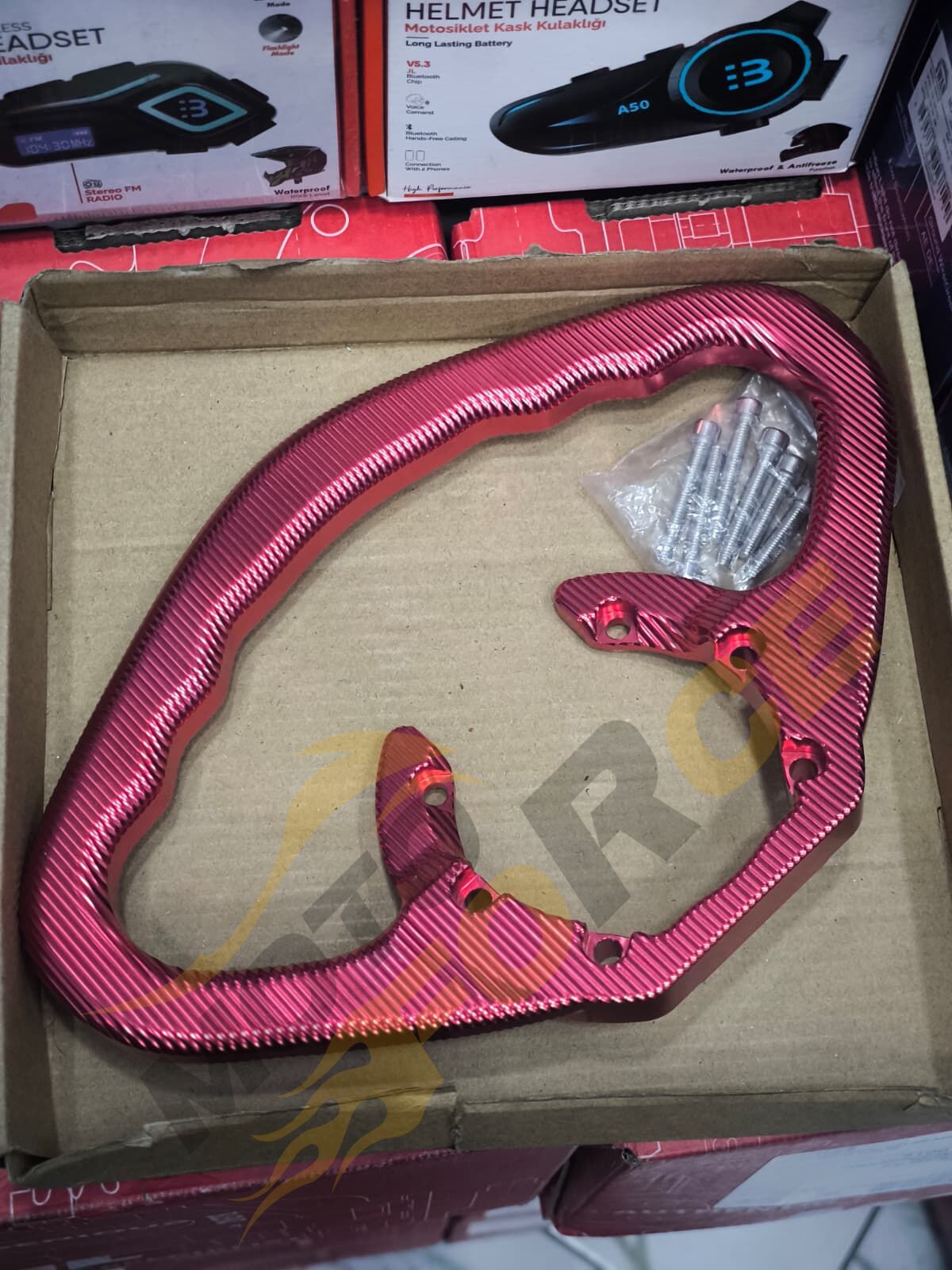 Bajaj NS200 Depo Tutamacı (Kırmızı – Mavi – Sarı – Siyah)