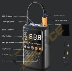 MTS Şarjlı 150ps Otomatik Lastik Şişirme Pompası