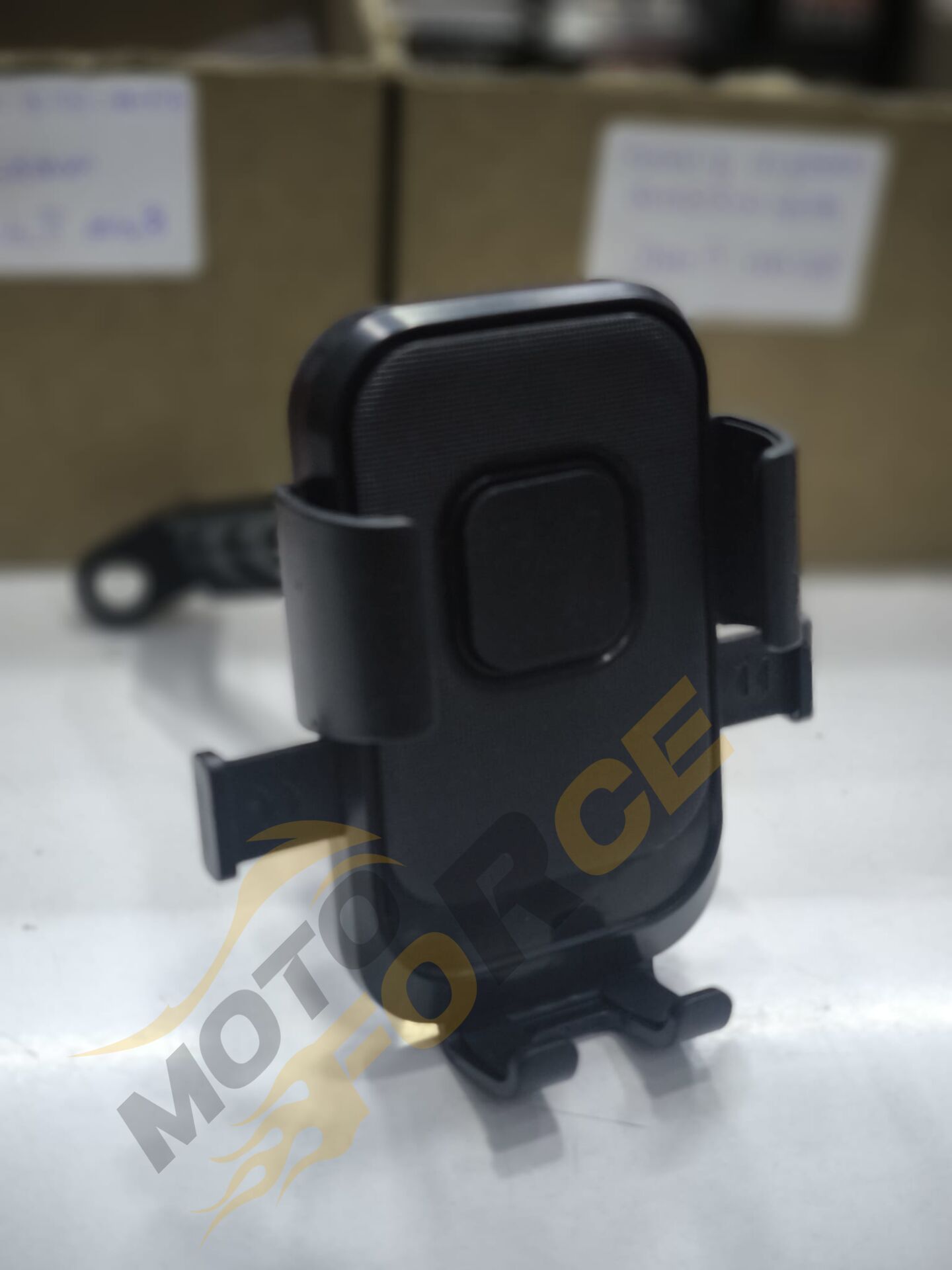 Ayna Bağlantılı Telefon Tutucu – Motosiklet & Scooter Uyumlu