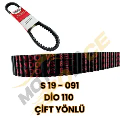 DİO 110 ÇİFT YÖNLÜ TIRTIKLI JAPON BANDO KAYIŞ